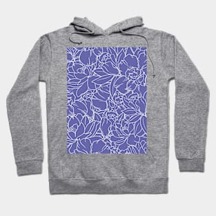 purple flowers Hoodie